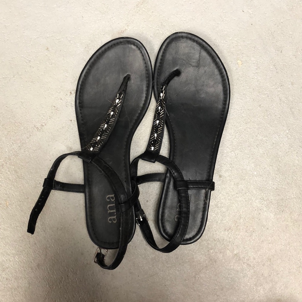 Black sandals